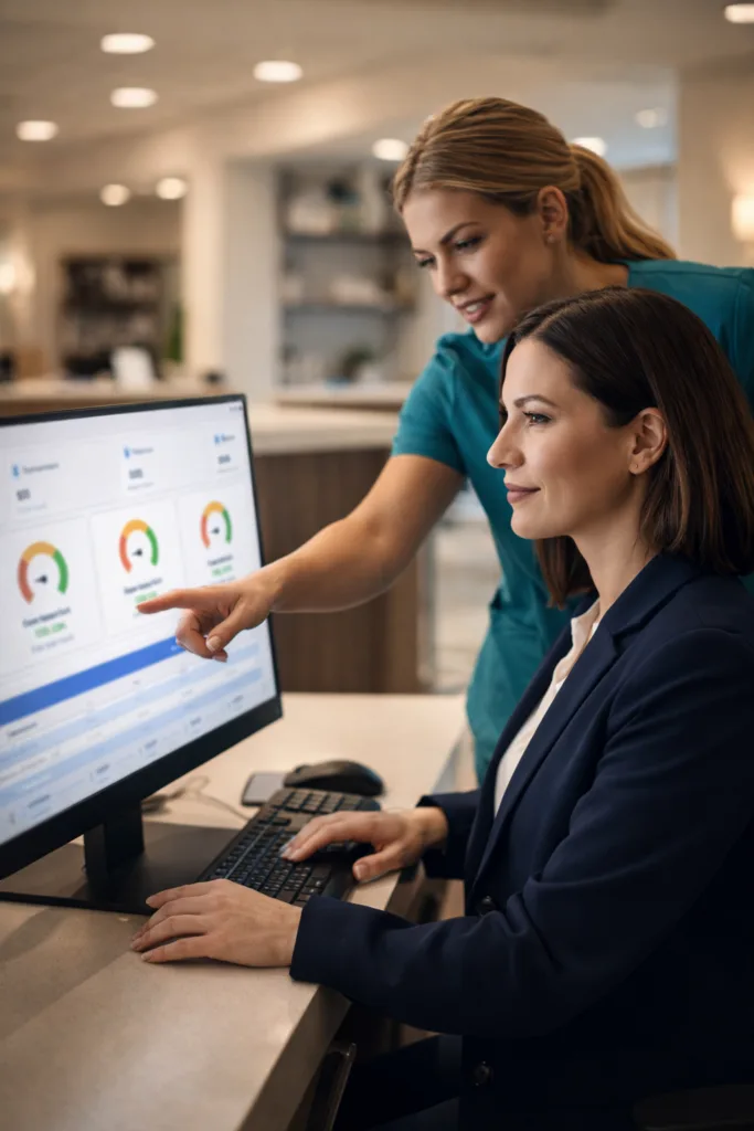dental practice coaching dashboard DMD